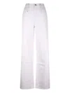 Isabel Marant Étoile Gz Lemon Wide-leg High-rise Trousers In White