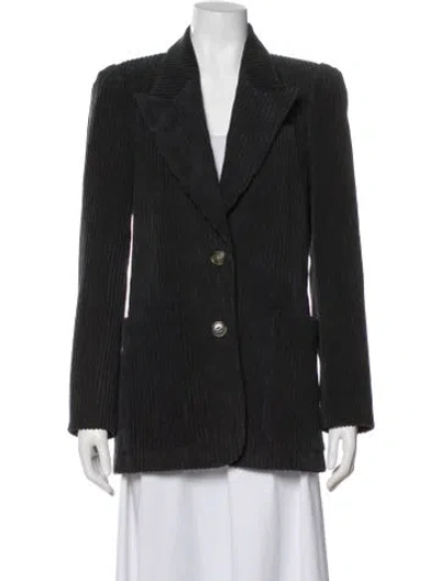 Pre-owned Isabel Marant Étoile Corduroy Blazer In Gray