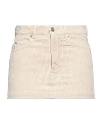 Isabel Marant Étoile Corduroy High-waisted Mini Skirt In Neutral