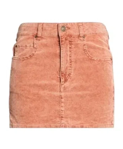 Isabel Marant Étoile Corduroy High-waisted Mini Skirt In Pink