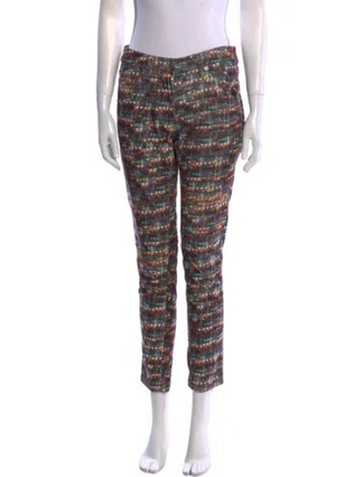 Pre-owned Isabel Marant Étoile Corduroy Skinny Leg Pants In Brown