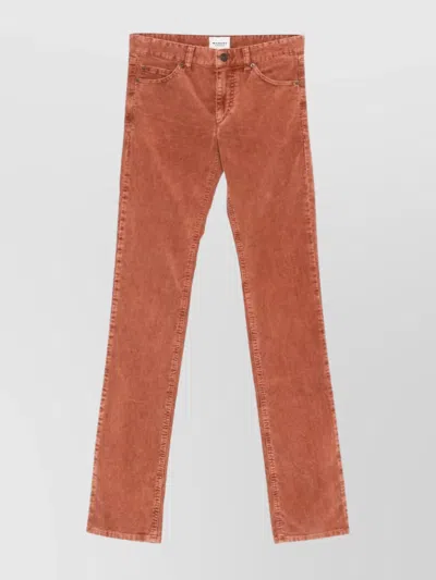 ISABEL MARANT ÉTOILE CORDUROY TROUSERS BELT LOOPS DESIGN