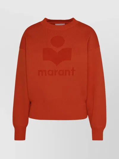 Isabel Marant Étoile Cotton Blend 'ailys' Sweater In Red