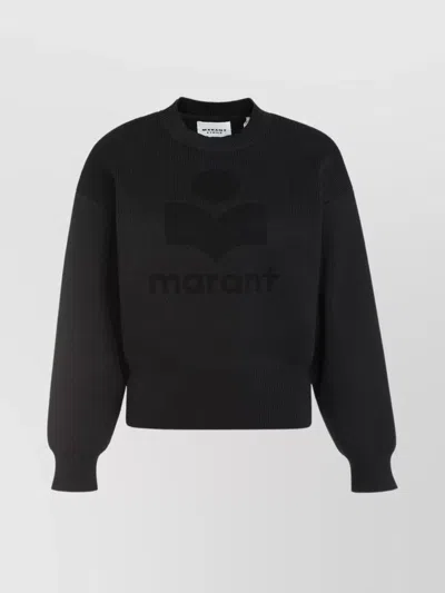 ISABEL MARANT ÉTOILE COTTON BLEND CREW-NECK SWEATER