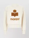 Isabel Marant Étoile Crew Neck Long Sleeve Sweatshirt In Nude