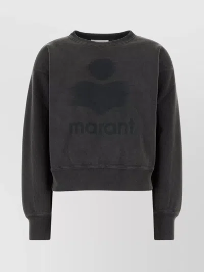 Isabel Marant Étoile Cotton Blend Mobyli Sweatshirt In Gray