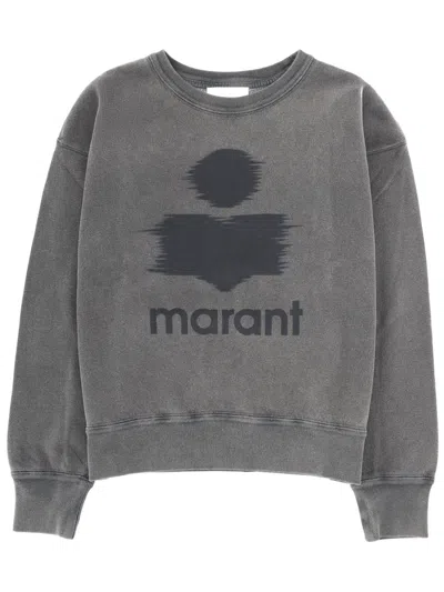 Isabel Marant Étoile Cotton Blend Mobyli Sweatshirt In Gray