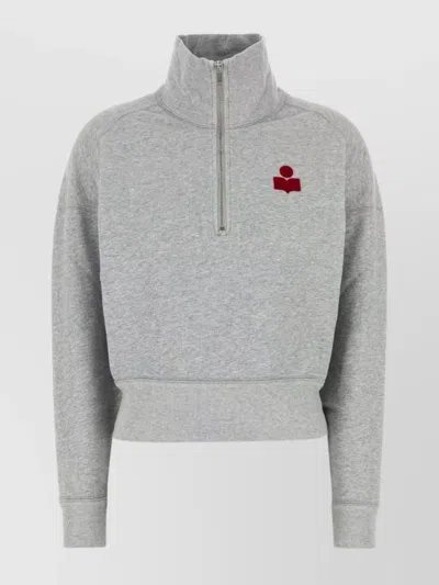 Isabel Marant Étoile Cotton Blend Ross Sweatshirt With High Collar