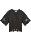 Isabel Marant Étoile Shana Top In Black  