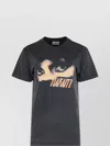 Isabel Marant Étoile Isabel Marant Etoile Slate Cotton Zoeline T-shit In Black