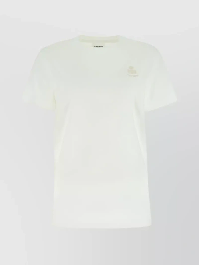 ISABEL MARANT ÉTOILE COTTON CREWNECK LOGO T-SHIRT