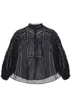 Isabel Marant Étoile Cotton Gelma Blouse For In Black