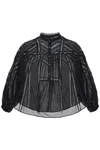 Isabel Marant Étoile Cotton Gelma Blouse For In Black
