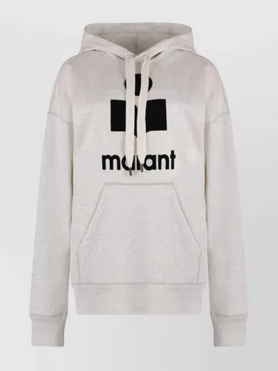 ISABEL MARANT ÉTOILE COTTON HOODIE WITH DRAWSTRING HOOD AND KANGAROO POCKET