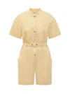 Isabel Marant Étoile Cotton Jumpsuit In Yellow