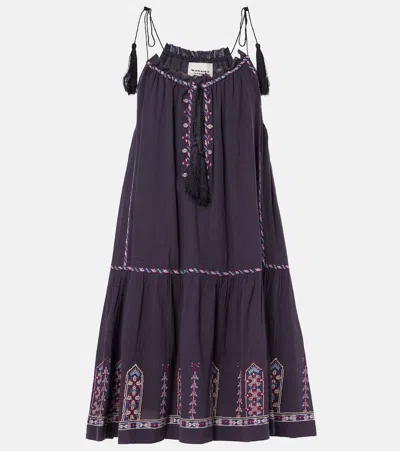 Isabel Marant Étoile Cotton Minidress In Multicoloured