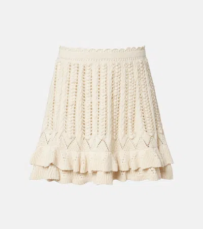 Isabel Marant Étoile Floral-print Cotton-voile Mini Skirt In Multi