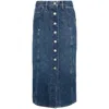 Isabel Marant Étoile Marant Etoile Vandy Denim Cotton Skirt