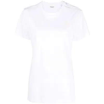 Isabel Marant Étoile Babies' Cotton T Shirts In White