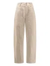 Isabel Marant Étoile Kiana Denim Trousers In Neutral