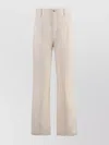 Isabel Marant Étoile Cotton Trousers With Belt Loops And Wide Leg