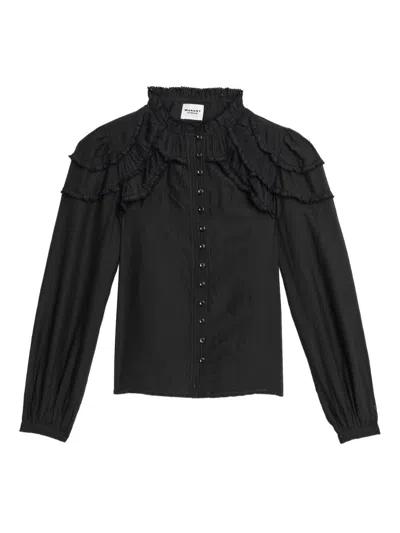ISABEL MARANT ÉTOILE COTTON VOILE BLOUSE