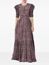 Isabel Marant Étoile Sichellia-gb Dresses Violet In Brown