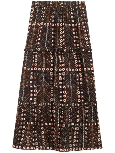 ISABEL MARANT ÉTOILE COTTON VOILE SKIRT