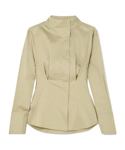 Isabel Marant Étoile Cotton-poplin Blouse In Brown