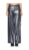 Isabel Marant Étoile Cover Jeans In Metallic Silver