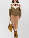 Isabel Marant Étoile Crew Neck Color Block Knitwear In Green
