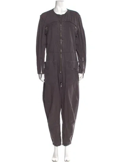 Pre-owned Isabel Marant Étoile Crew Neck Jumpsuit In Gray