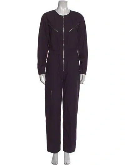 Pre-owned Isabel Marant Étoile Crew Neck Jumpsuit In Purple