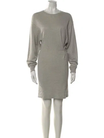 Pre-owned Isabel Marant Étoile Crew Neck Knee-length Dress In Gray