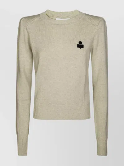 Isabel Marant Étoile Crew Neck Knit Pullover In Gray