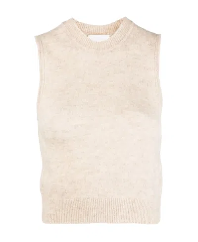 Isabel Marant Étoile Crew-neck Knitted Vest In White