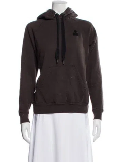 Pre-owned Isabel Marant Étoile Crew Neck Long Sleeve Hoodie In Brown