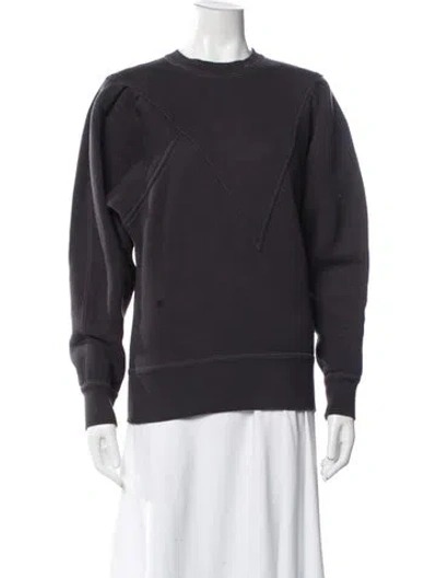 Pre-owned Isabel Marant Étoile Crew Neck Long Sleeve Sweatshirt In Blue