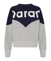 Isabel Marant Étoile Crew Neck Long Sleeve Sweatshirt In Gray