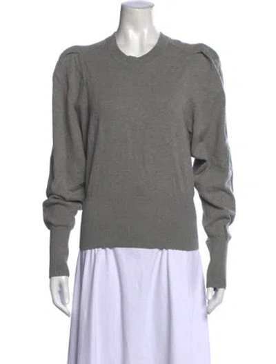 Pre-owned Isabel Marant Étoile Crew Neck Long Sleeve Sweatshirt In Gray