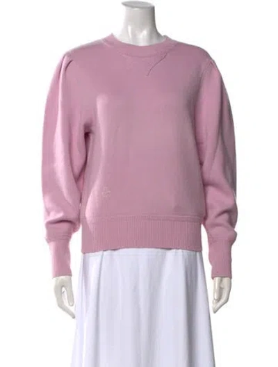 Pre-owned Isabel Marant Étoile Crew Neck Long Sleeve Sweatshirt In Pink