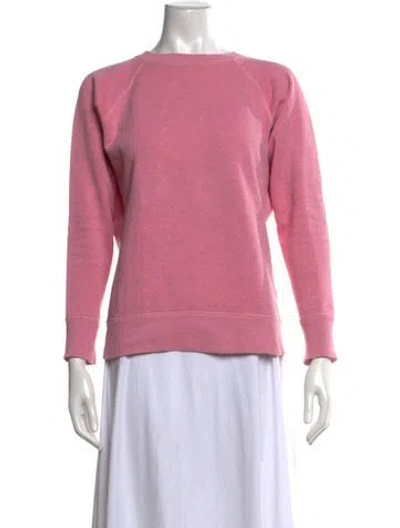 Pre-owned Isabel Marant Étoile Crew Neck Long Sleeve Sweatshirt In Pink