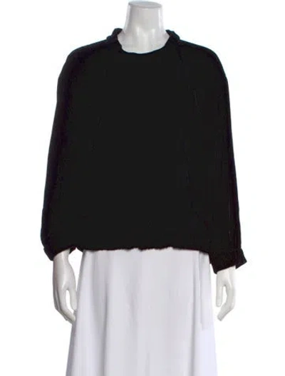 Pre-owned Isabel Marant Étoile Crew Neck Long Sleeve Top In Black