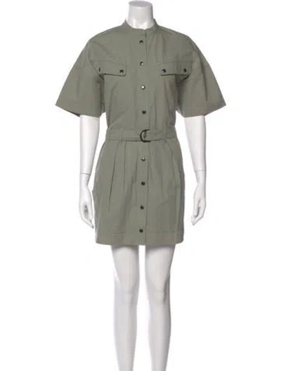 Pre-owned Isabel Marant Étoile Crew Neck Mini Dress In Green
