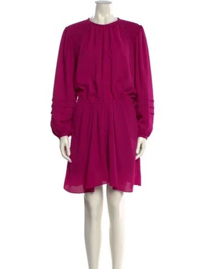 Pre-owned Isabel Marant Étoile Crew Neck Mini Dress In Pink