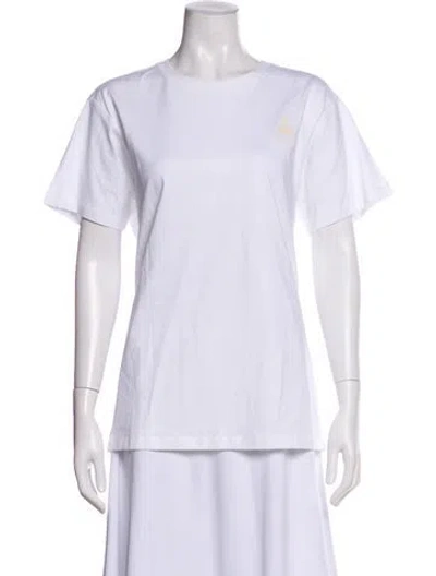 Pre-owned Isabel Marant Étoile Crew Neck Short Sleeve T-shirt In White