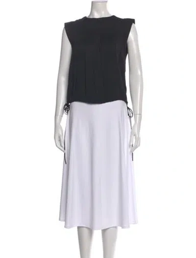 Pre-owned Isabel Marant Étoile Crew Neck Sleeveless Top In Black