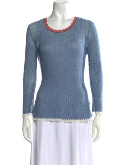 Pre-owned Isabel Marant Étoile Crew Neck Sweater In Blue