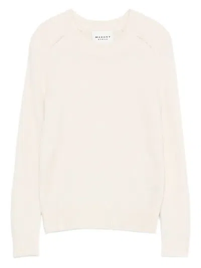 Isabel Marant Étoile Crew-neck Sweater In White