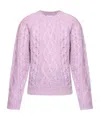 Isabel Marant Étoile Cable-knit Sweater In Pink